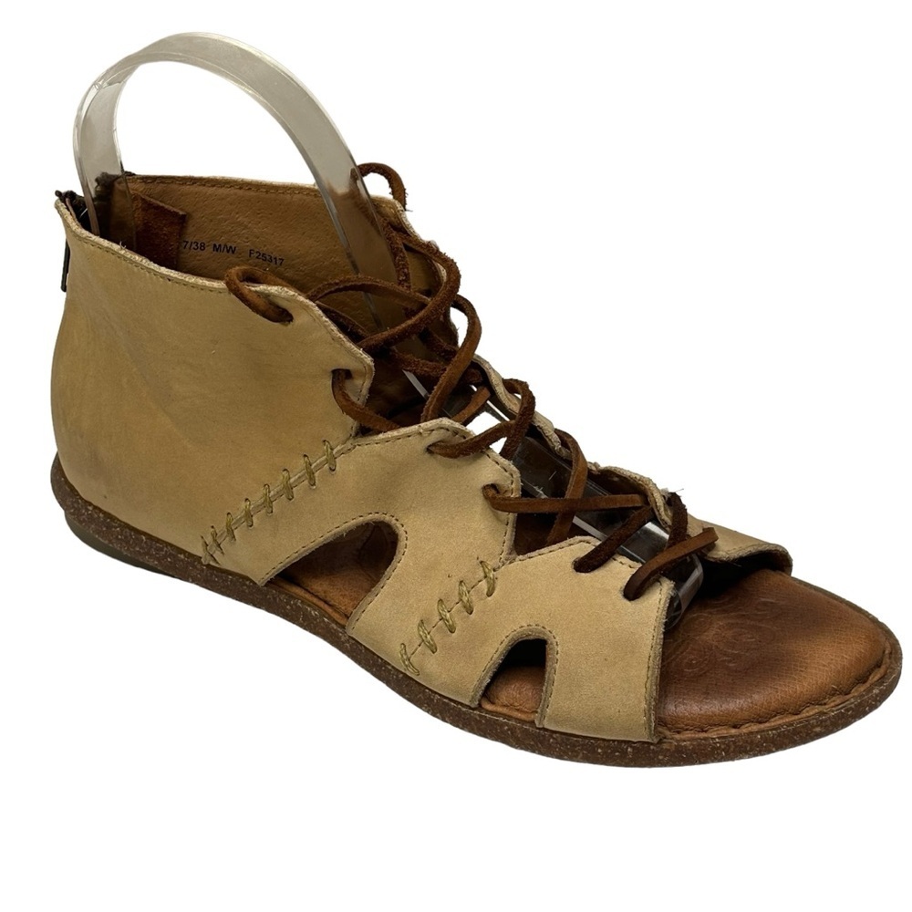 Born Tan and Brown Women's Sandals